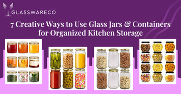 Creative ways to use glass jars & Containers