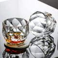 Whiskey served in a Diamond Big Bowl Whiskey Glass
