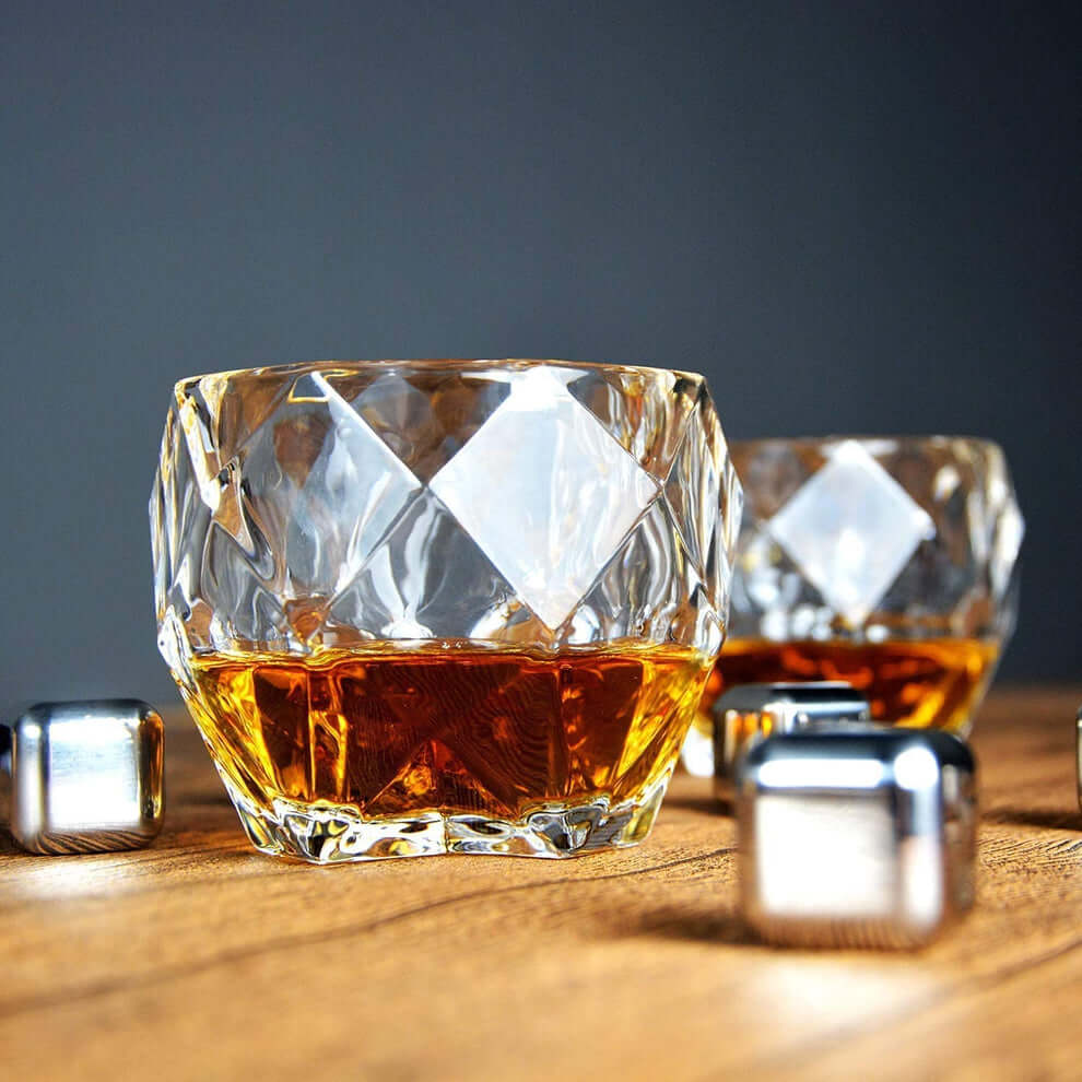 Sophisticated drink served in a Diamond Big Bowl Whiskey Glass