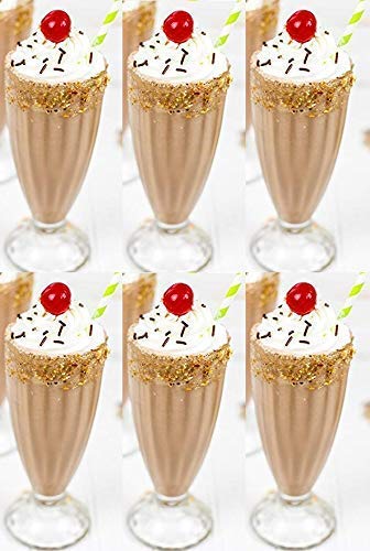 Creamy shake in Cocktail Falooda Milkshake Glass style