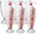 Cocktail Falooda Milkshake Glass filled with strawberry shake