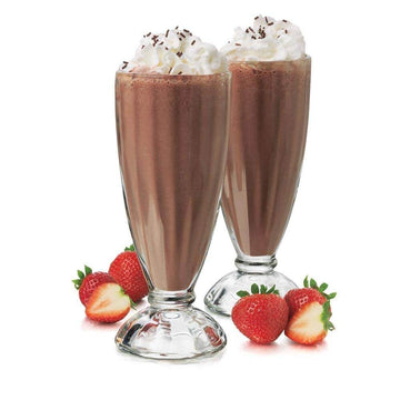 Cocktail Falooda Milkshake Glass with chocolate shake