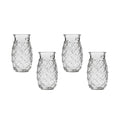 Libbey Tiki Pineapple Glasses in a classic 4-set