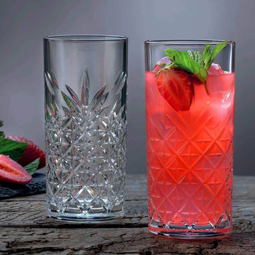 Winston Highball Glass set for serve strawberry drink