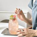 Exotic punch served in Libbey Tiki Pineapple Glasses