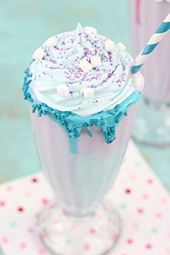 Tasty nut and fruit shakes in elegant Fountain Classic Glass