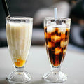 Chilled dessert milkshakes served in Fountain Classic Glass