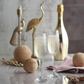 Bar setup with Classic Champagne Flutes Glass