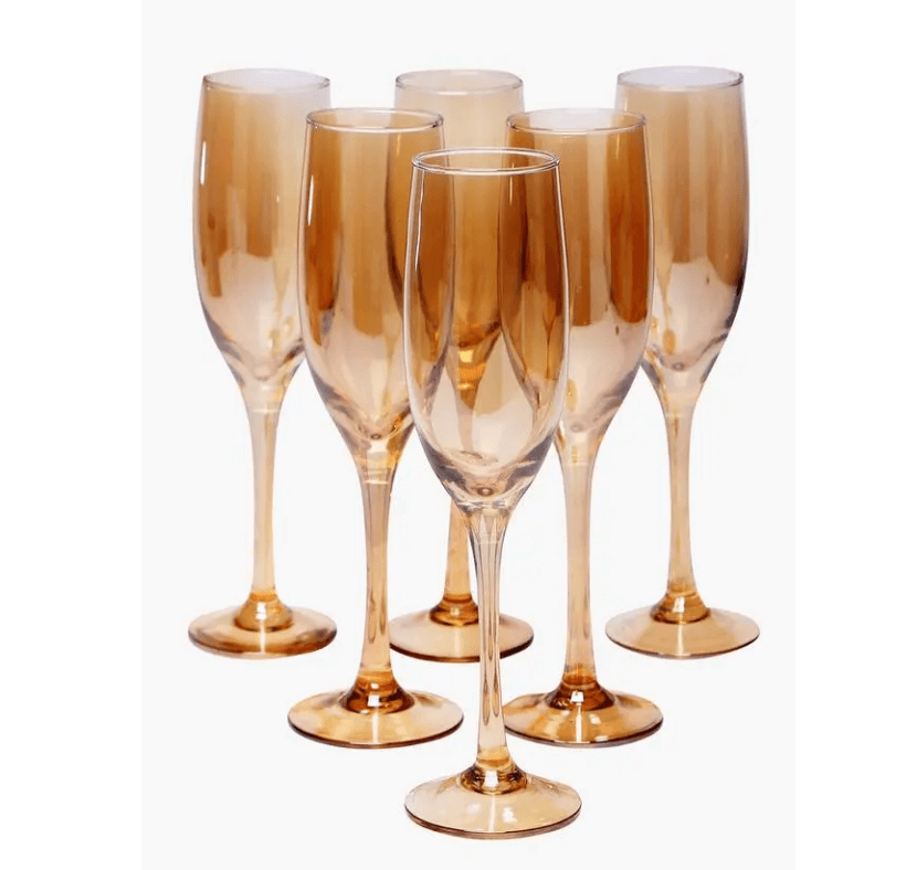 Raise a drink in Nordic Golden champagne wine glass tonight