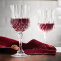 Longchamp crystal Wine Glass in timeless style