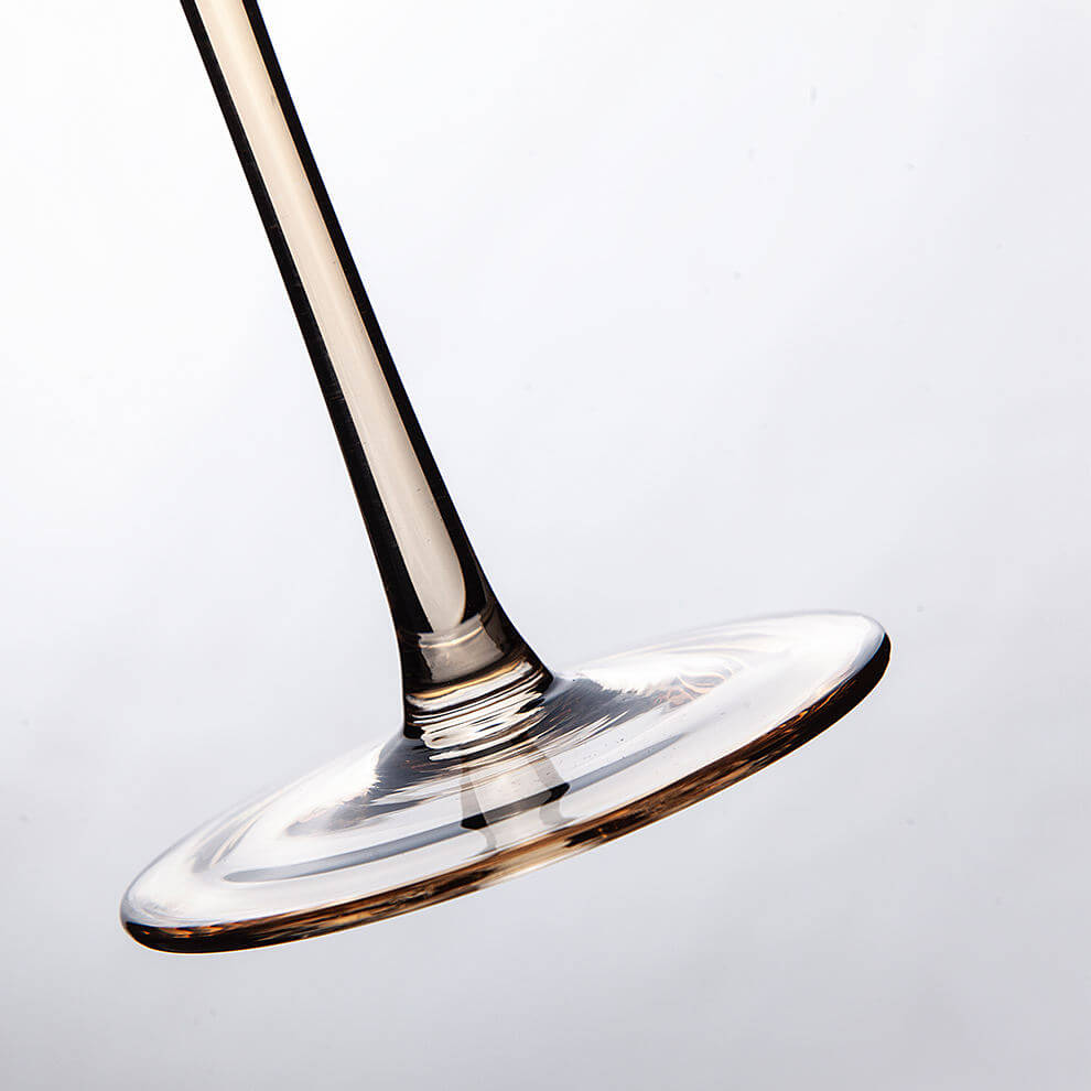 Sparkling Champagne Wine Glass with slim elegant stem